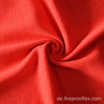 Feuerfeste Baumwoll -Acrylmischung rot warm Unterwäsche Stoff